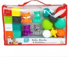 Infantino Balls Blocks and Buddies Sensory Activity Toy Set